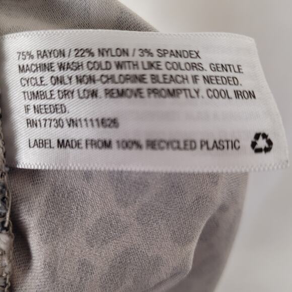 A New Day Cheetah print slim fit pants Size 10 Maximal Retro Animal Print - Picture 8 of 8